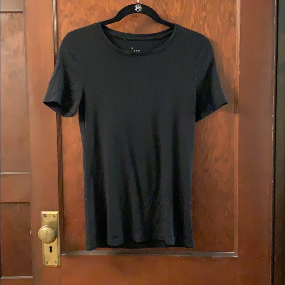 A. New. Day. Black T
